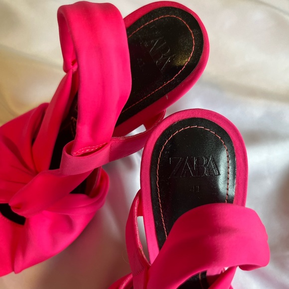 ZARA pink sling back pumps - Picture 5 of 7